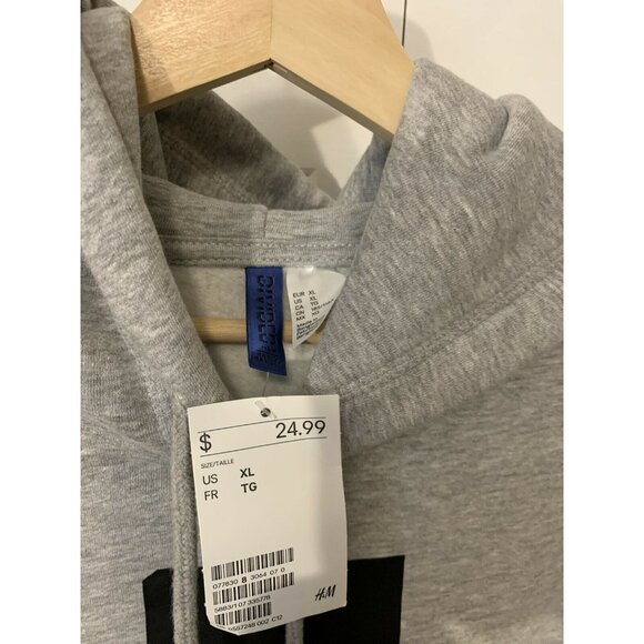 New‎ H & M Divided Printed Sweatshirt Hoodie Men’s Sz XL Elite Styles Exclusive - Picture 2 of 8